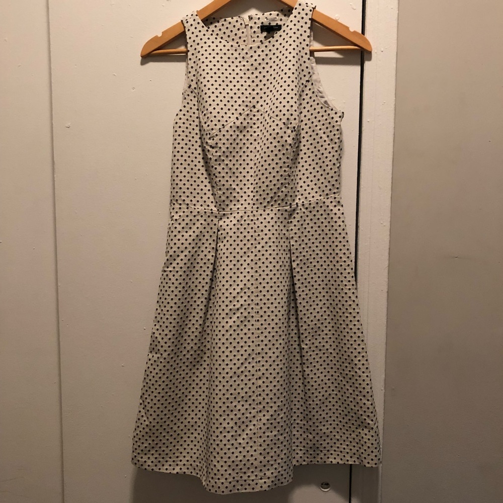 Ann Taylor Polkadot A-line Dress